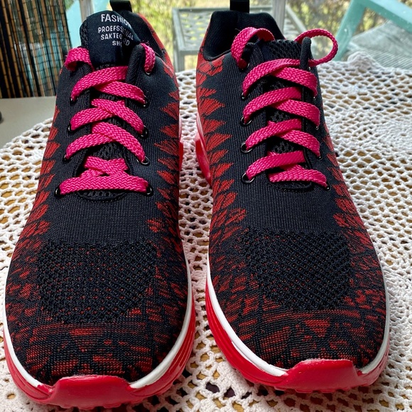 Ladies Fashion Sneakers Running/Walking/ Comfort Plus Heels-Slip Resistant sk650 - Picture 5 of 10